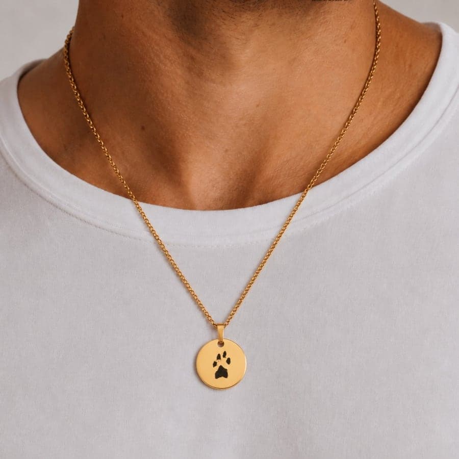 Herenketting met pootafdruk