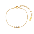 Armband Triple Diamond wit