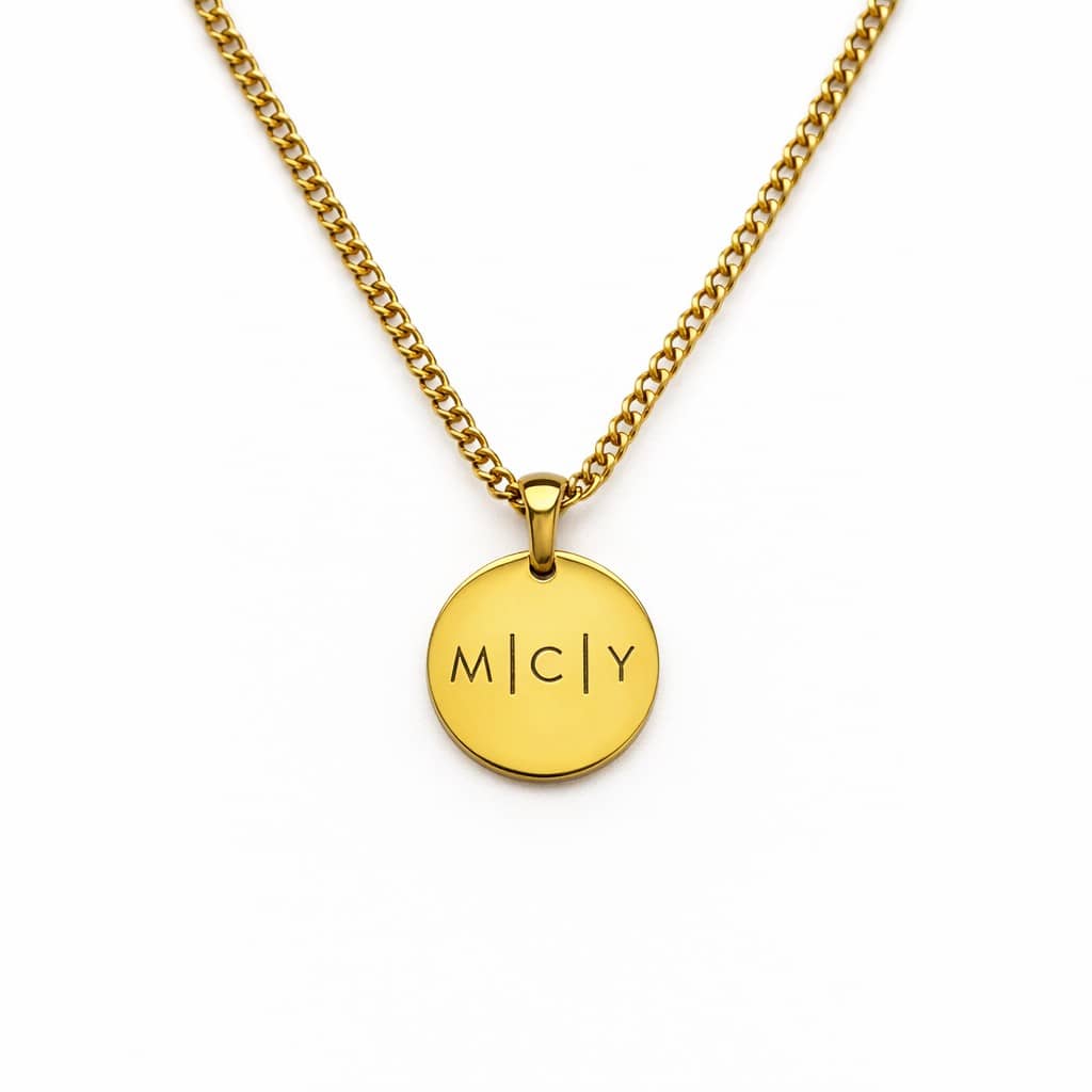 Charlery Heren Ketting met Initialen goud