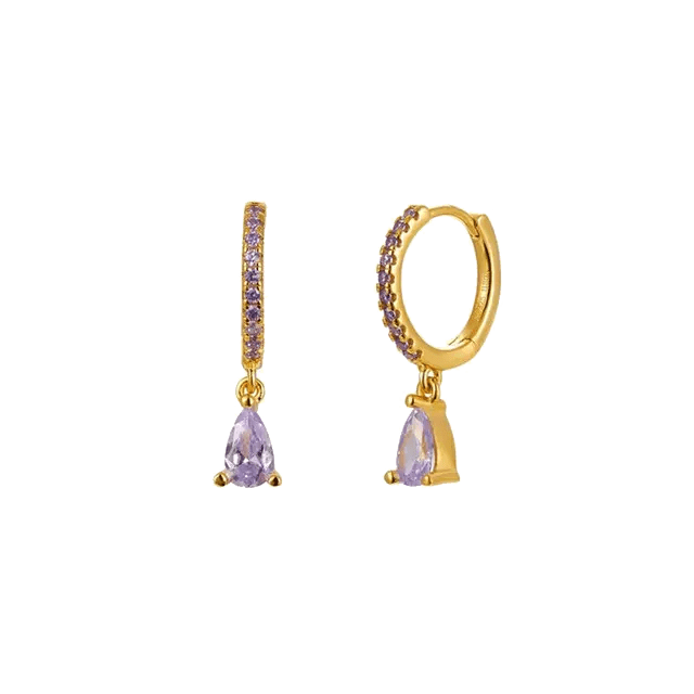 Oorbellen Nina paars