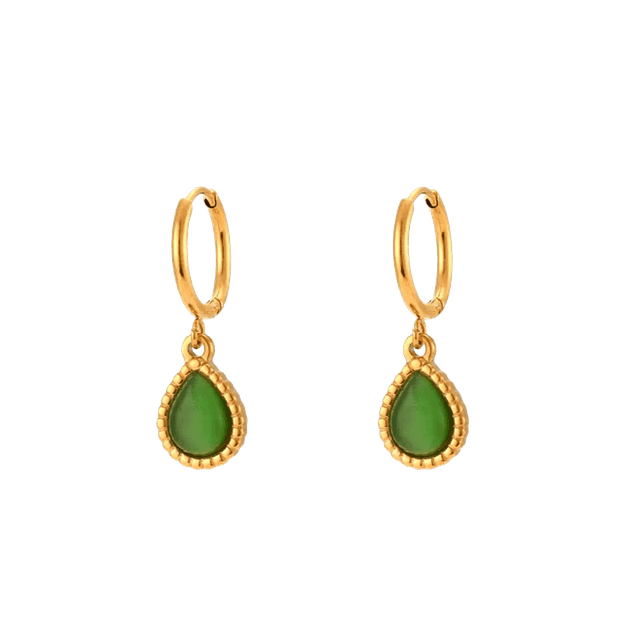 Oorbellen Rosie groen