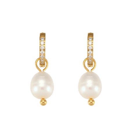 Charlery Oorbellen Diamond Pearl