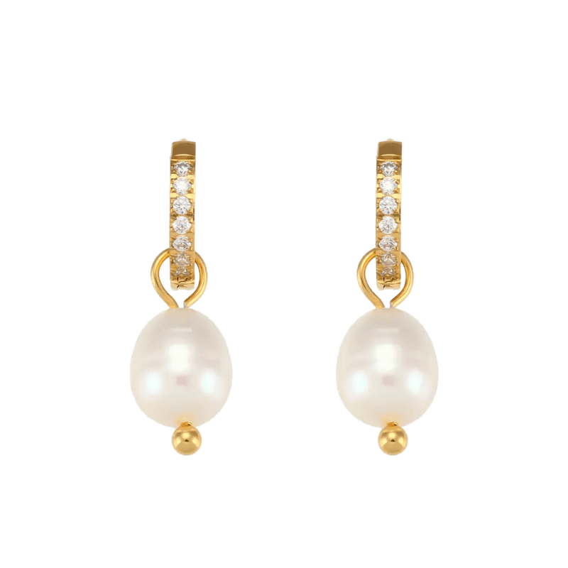 Charlery Oorbellen Diamond Pearl