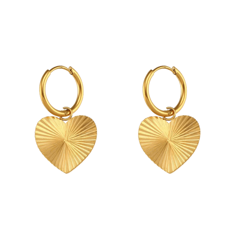 Charlery Oorbellen Golden Heart