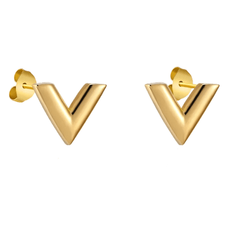 Charlery Oorbellen V goud