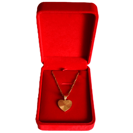 Kettingdoosje Velvet Rood
