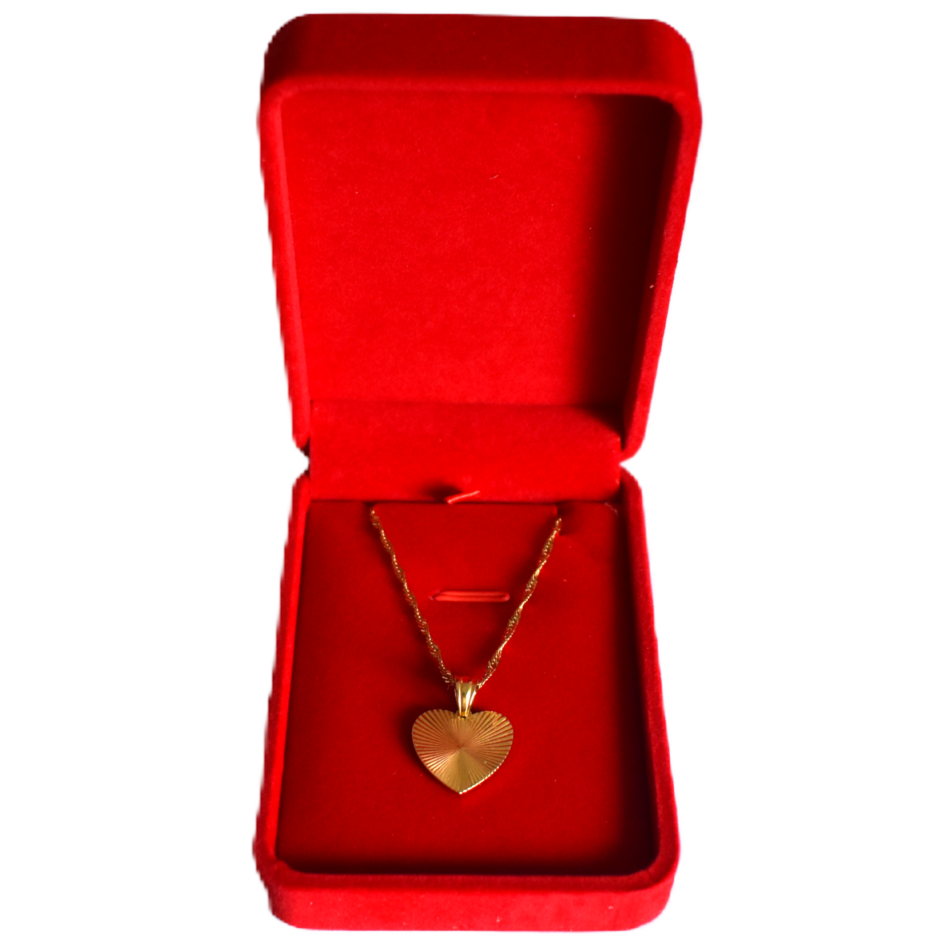 Kettingdoosje Velvet Rood