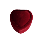 Charlery Ringdoosje Hart Velvet Rood