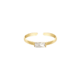 Ring Diana goud wit