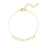 Charlery Armband met muntjes in de kleur goud