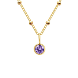 Charlery Ketting Geboortemaand februari goud