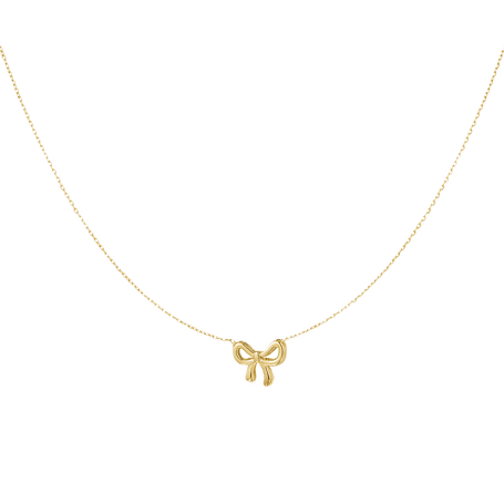 Charlery Ketting SImple Bow goud