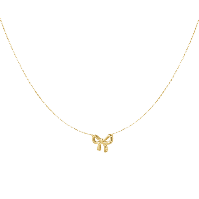 Charlery Ketting SImple Bow goud