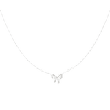 Charlery Ketting Simple Bow zilver
