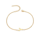 Charlery Armband Initial letter Y goud