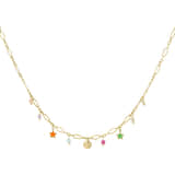 Charlery Bedelketting Festival Vibes bedels goud