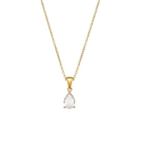 Charlery Ketting Druppel wit