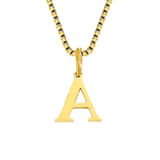 Charlery Ketting Initial A goud