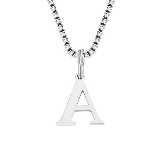Ketting Initial A zilver