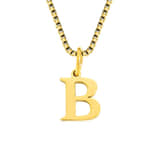 Charlery Ketting Initial B goud