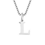 Ketting Initial L zilver