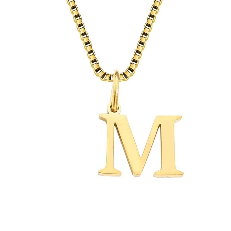 Charlery Ketting Initial M goud