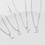 Ketting Initial zilver