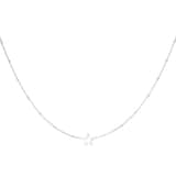 Charlery Ketting Open Ster minimalistisch zilver