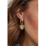 Charlery Oorbellen Emily goud hart bedel