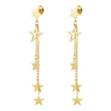 Charlery Oorbellen Falling Stars goud