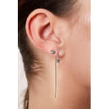 Charlery Oorbellen Ster zilver
