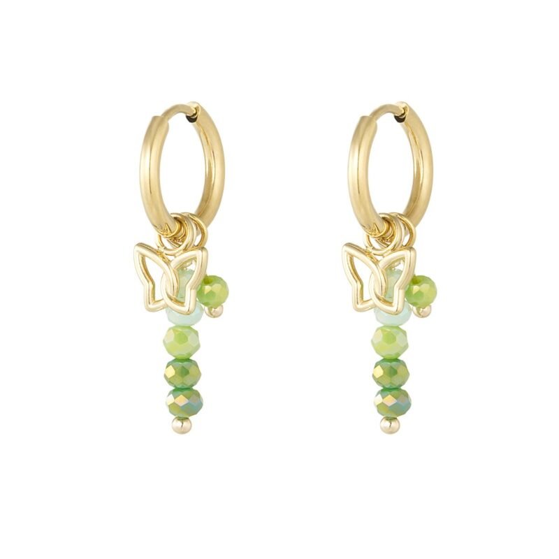 Charlery Oorbellen Zoë groen