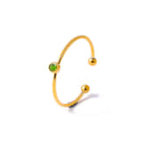 Charlery Ring Geboortemaand Augustus goud