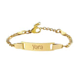 Baby Armband met Naam goud