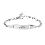 Baby Armband met Naam zilver