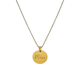 Graveerbare Ketting Munt Naam goud