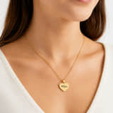 Graveerbare Naam Ketting Hart