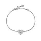 Charlery Graveerbare Armband Naam Hart zilver
