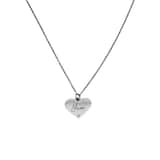 Graveerbare Ketting Hart met Steentje zilver