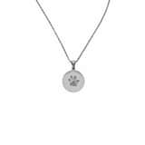 Graveerbare Munt Ketting Pootafdruk 2