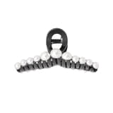 Charlery Grote Haarklem met Parels zwart