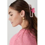 Charlery Haarklem met Hart roze Model
