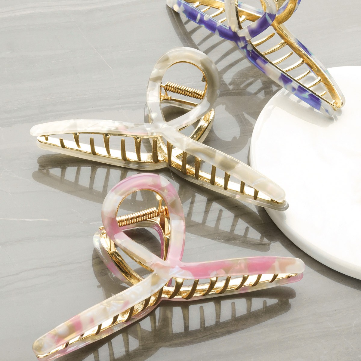 Charlery Haarklemmen Marmer