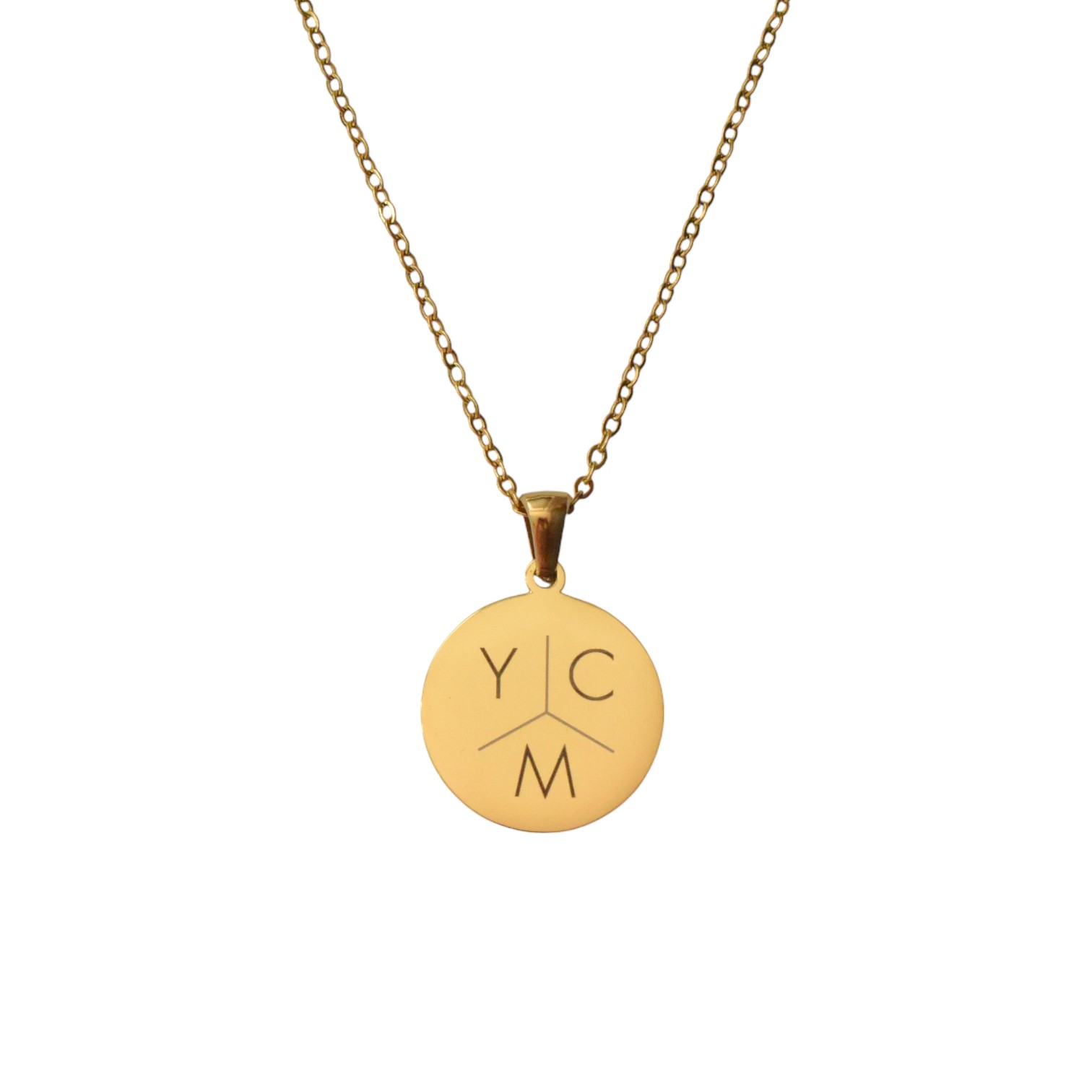 Charlery Ketting met 3 Initialen goud Ketting met 3 Initialen goud
