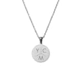 Ketting met 3 Initialen zilver