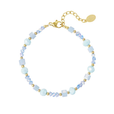 Charlery Kralen Armband blauw