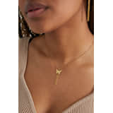 Charlery Lange Ketting en Oorbellen met Vlinders