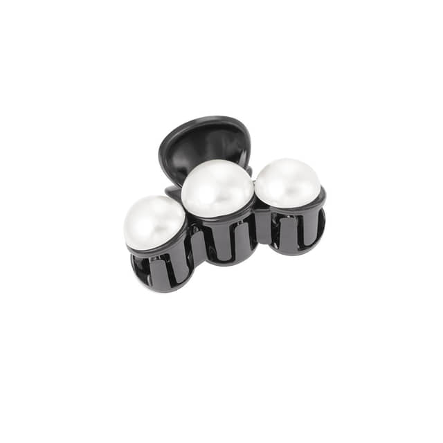 Charlery haarklem 3 Parels zwart