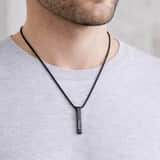 Heren Naam Ketting 3D Staaf