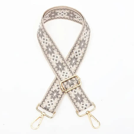 Charlery Bag Strap wit grijs